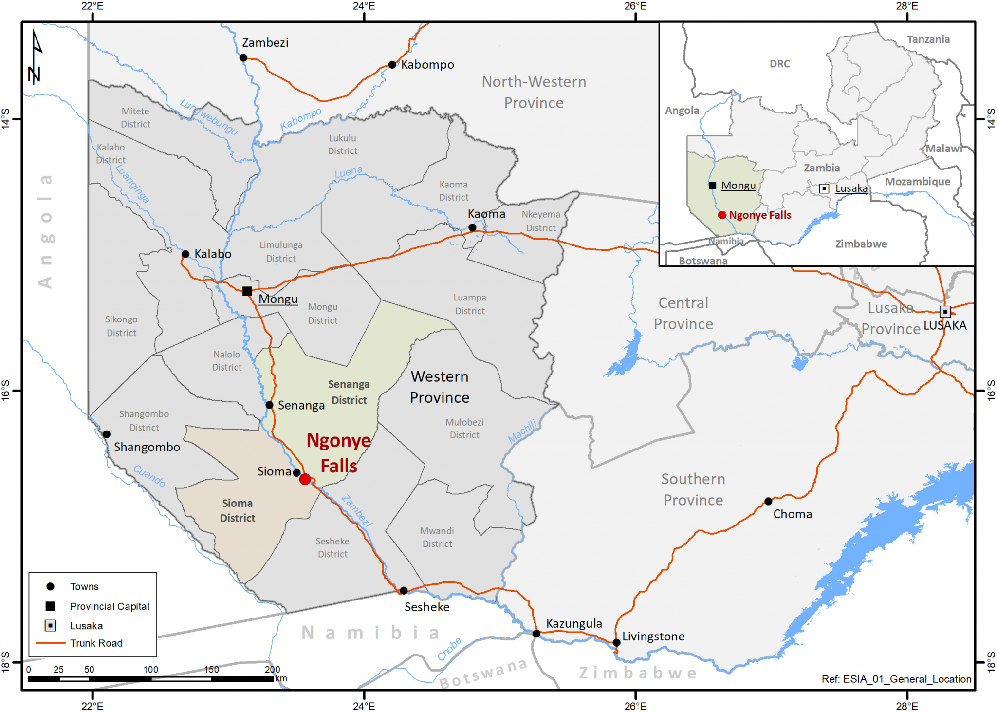 Project Location - Map - Western Power Company - 2026